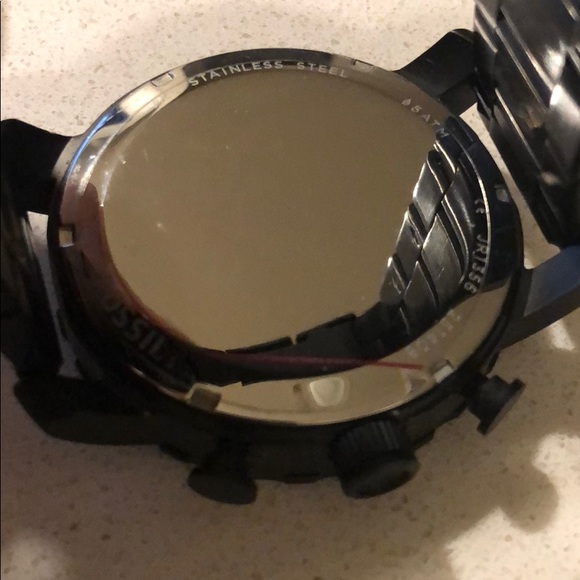 Nate Chronograph Black Stainless Steel Watch - Picture 2 of 3